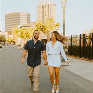 Long Sleeve White Romper